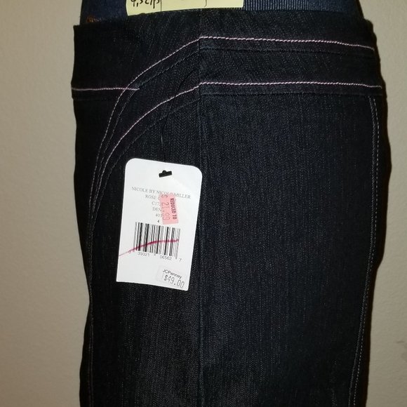 ✅#136B NWT Nicole by Michelle Miller Denim Skirt 4 - Picture 9 of 13